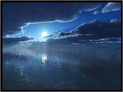 Błękit, Morze, Chmury